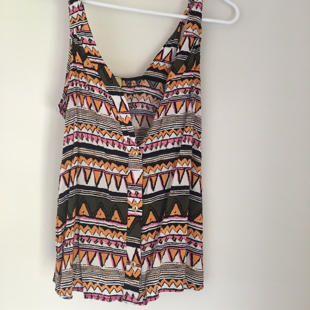 Tribal Print Tank-top